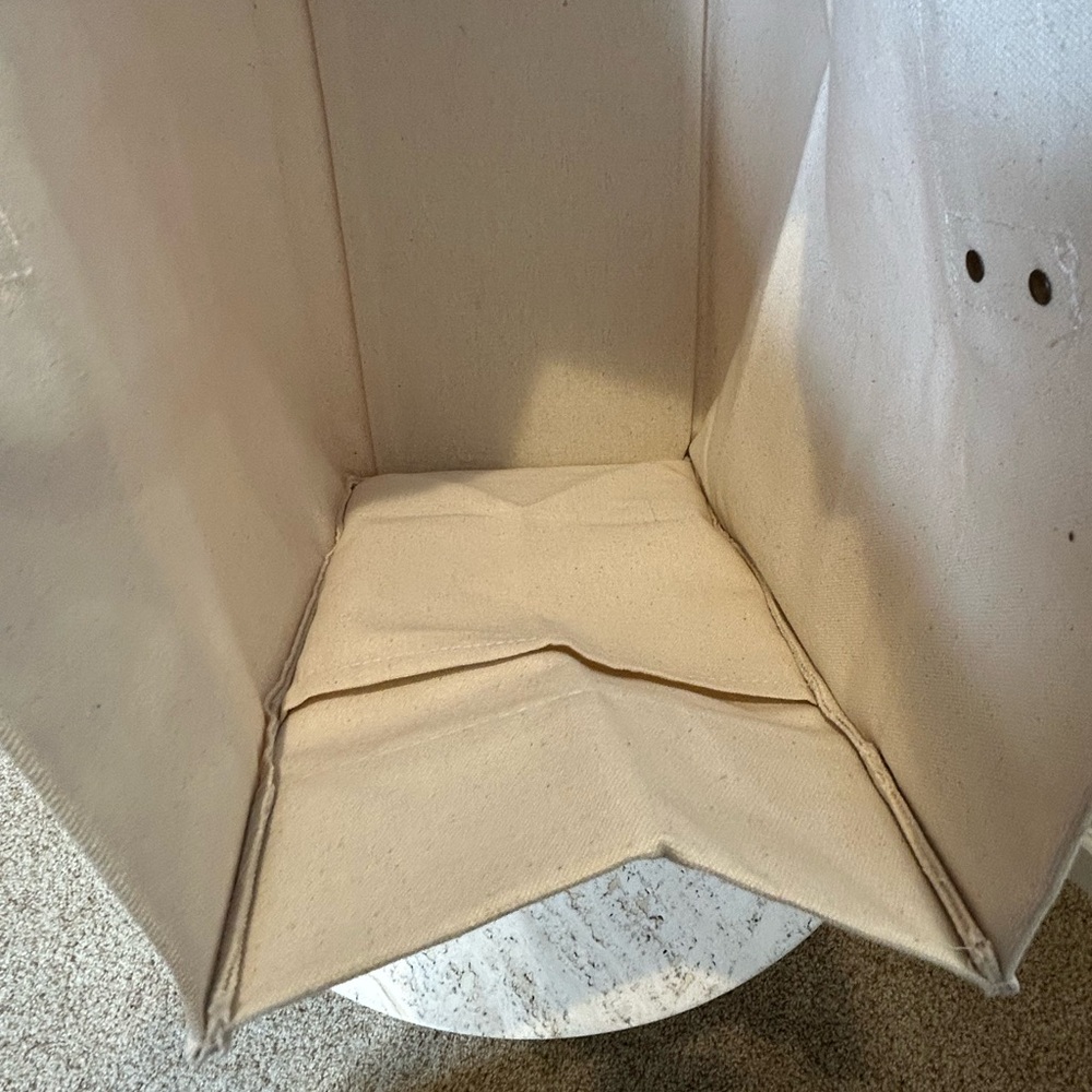 BF Blackberry Farm Canvas Tote with Leather Handles Smile Southern - Picture 11 of 11